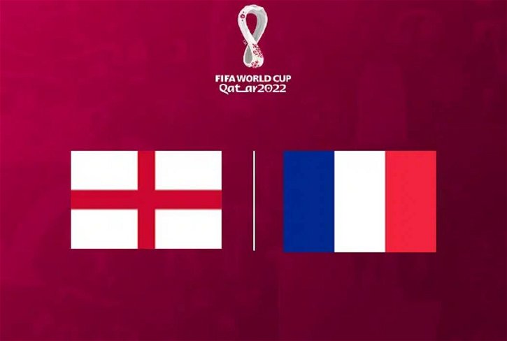 Immagine di Mondiali Qatar 2022 | Dove vedere Inghilterra - Francia dall'estero