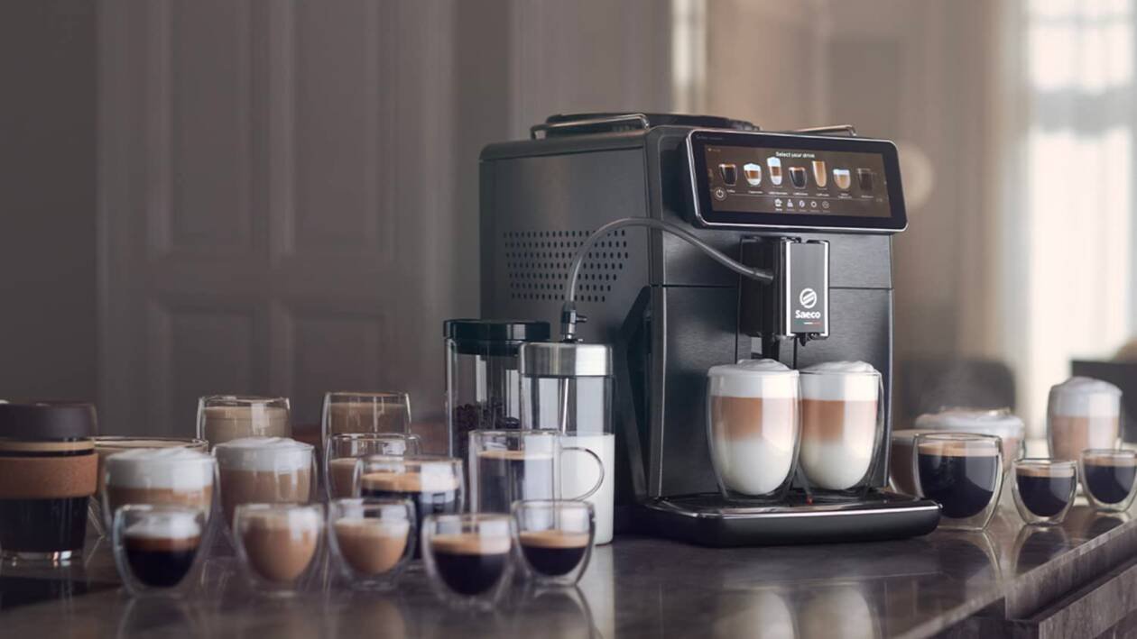 Immagine di Saeco Xelsis Deluxe: macchina del caffè smart con display touch scontata del 22%!