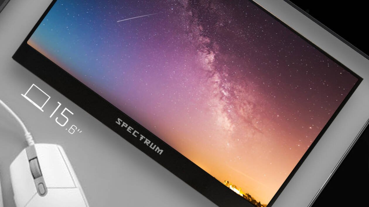 Immagine di Spectrum Nano è un monitor portatile da 165Hz con batteria integrata
