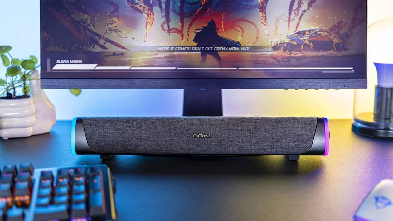 Immagine di Soli 26€ per questa soundbar gaming ultracompatta! Perfetta sulla scrivania!