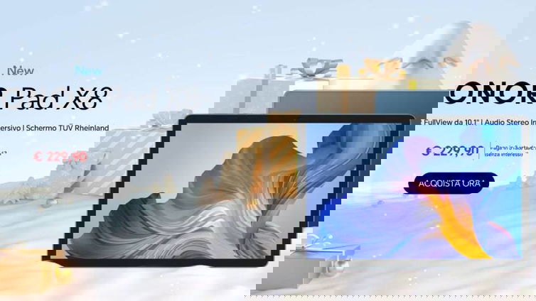 Immagine di Honor Pad X8, il tablet del momento è già scontato con questo codice!