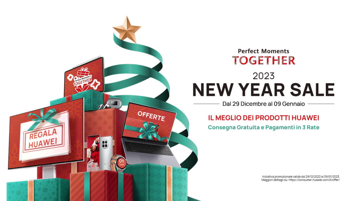 Immagine di Huawei store: sconti imperdibili fino al 9 gennaio!