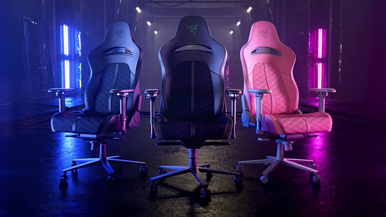 Immagine di Razer Enki: sedia gaming elegante e comodissima, in sconto del 20%!