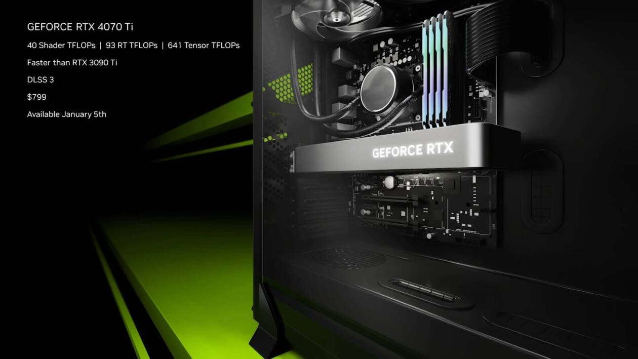Immagine di NVIDIA RTX 4070 Ti finalmente ufficiale, ecco specifiche e prezzo