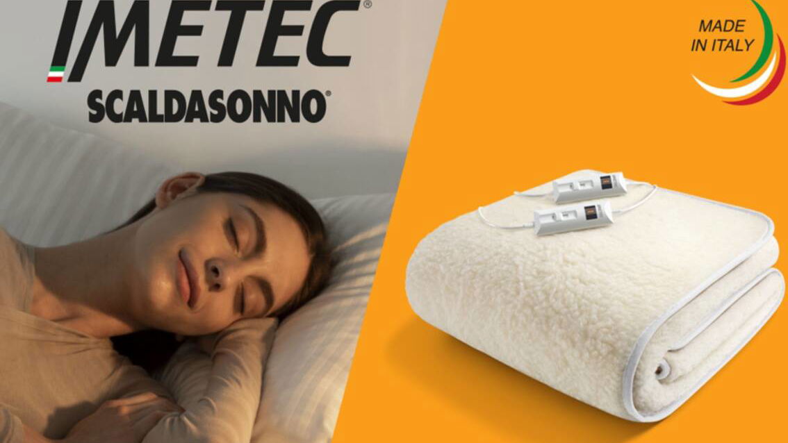 Immagine di Scaldasonno Imetec matrimoniale e in lana in sconto del 33%!