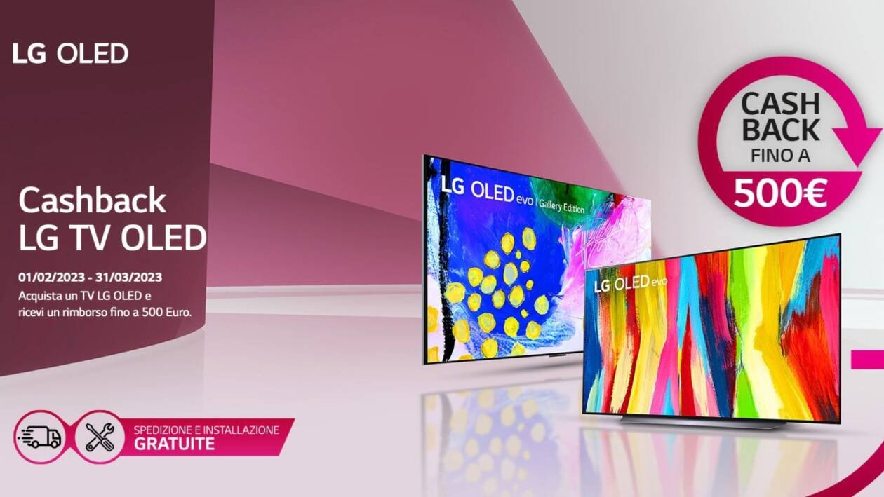 Immagine di Acquista una smart TV LG, e scopri come avere un cashback fino a 500€!