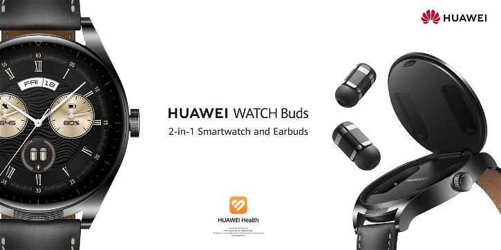 Immagine di Huawei Watch Buds, arriva in Italia il sorprendente smartwatch con auricolari integrati