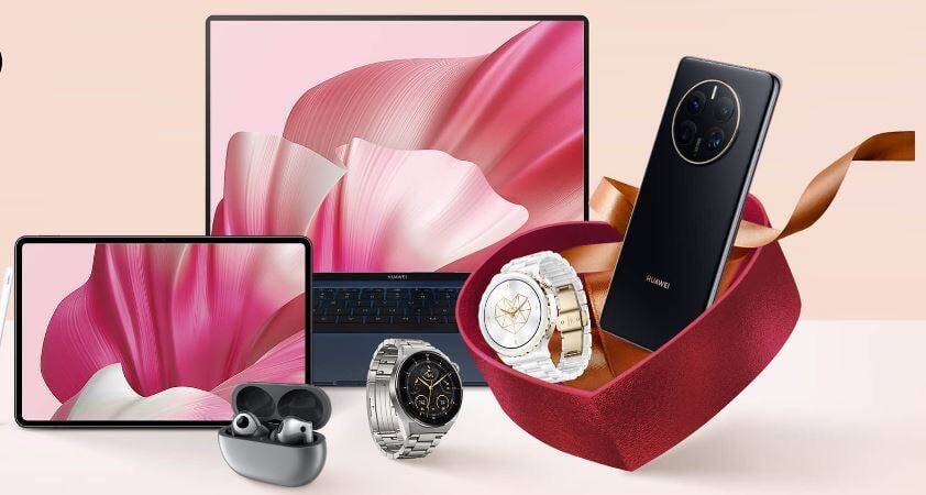 Immagine di San Valentino Huawei, acquisti 2 prodotti il secondo al 50% di sconto