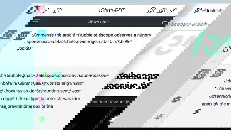 Immagine di Opera integra ChatGPT: in arrivo nella barra laterale