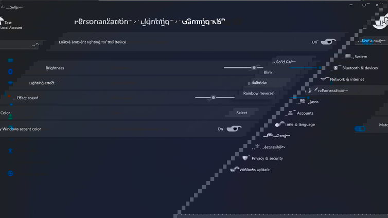 Immagine di Windows 11 gestirà tutti i vostri LED RGB