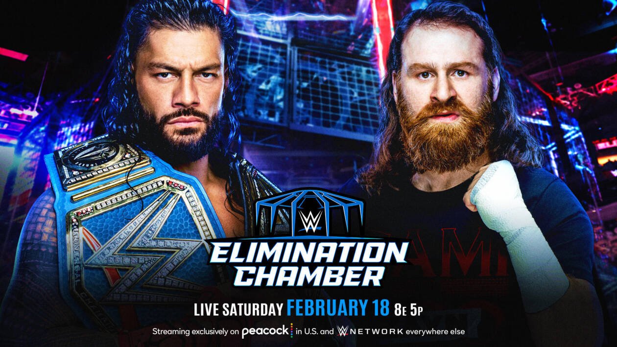 Immagine di La card di WWE Elimination Chamber 2023, Zayn contro Reigns per il titolo