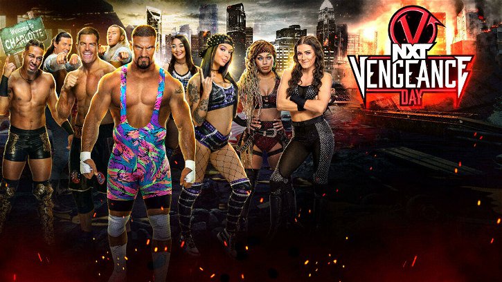 Immagine di La card di WWE NXT Vengeance Day, match nella gabbia per il titolo