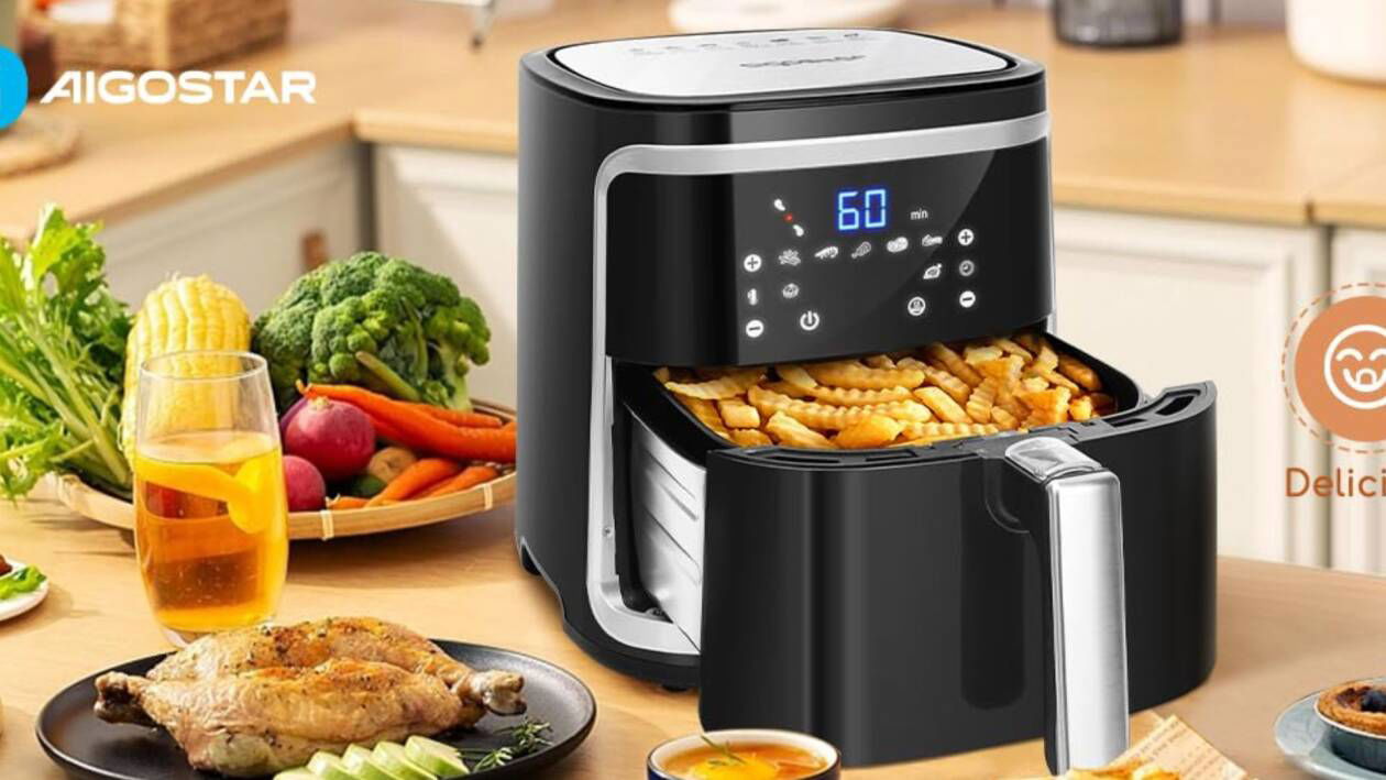 Immagine di Questa friggitrice ad aria è tra le più capienti e oggi costa solo 90€! Prezzo BOMBA