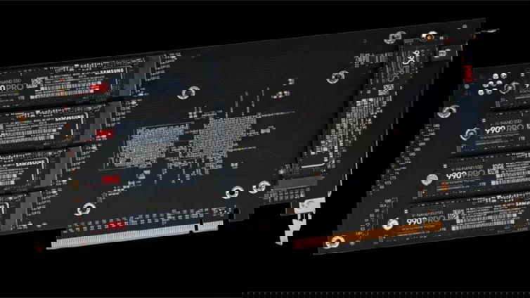 Immagine di Questa nuova scheda PCIe 4.0 ospita sino a 21 SSD per 31GB/s