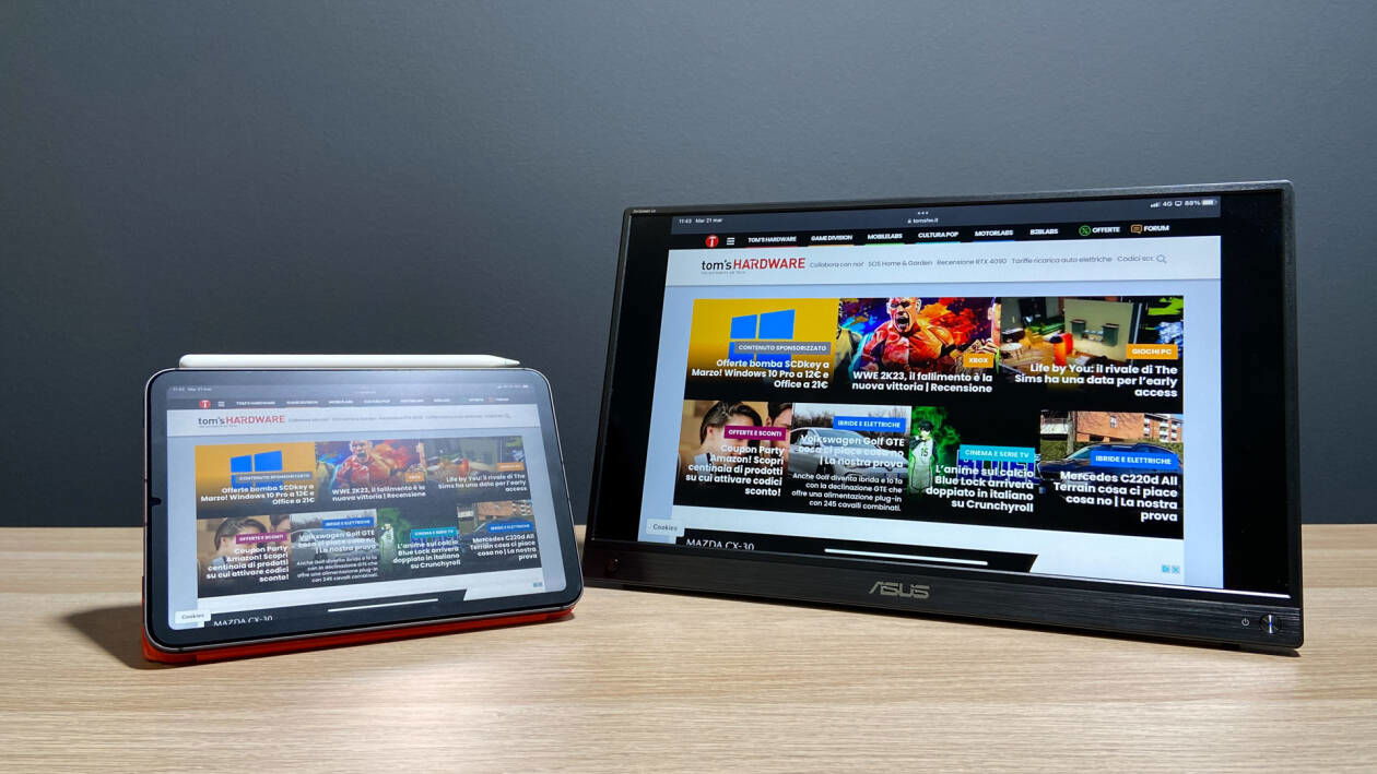Immagine di ASUS ZenScreen GO MB16AWP | Recensione