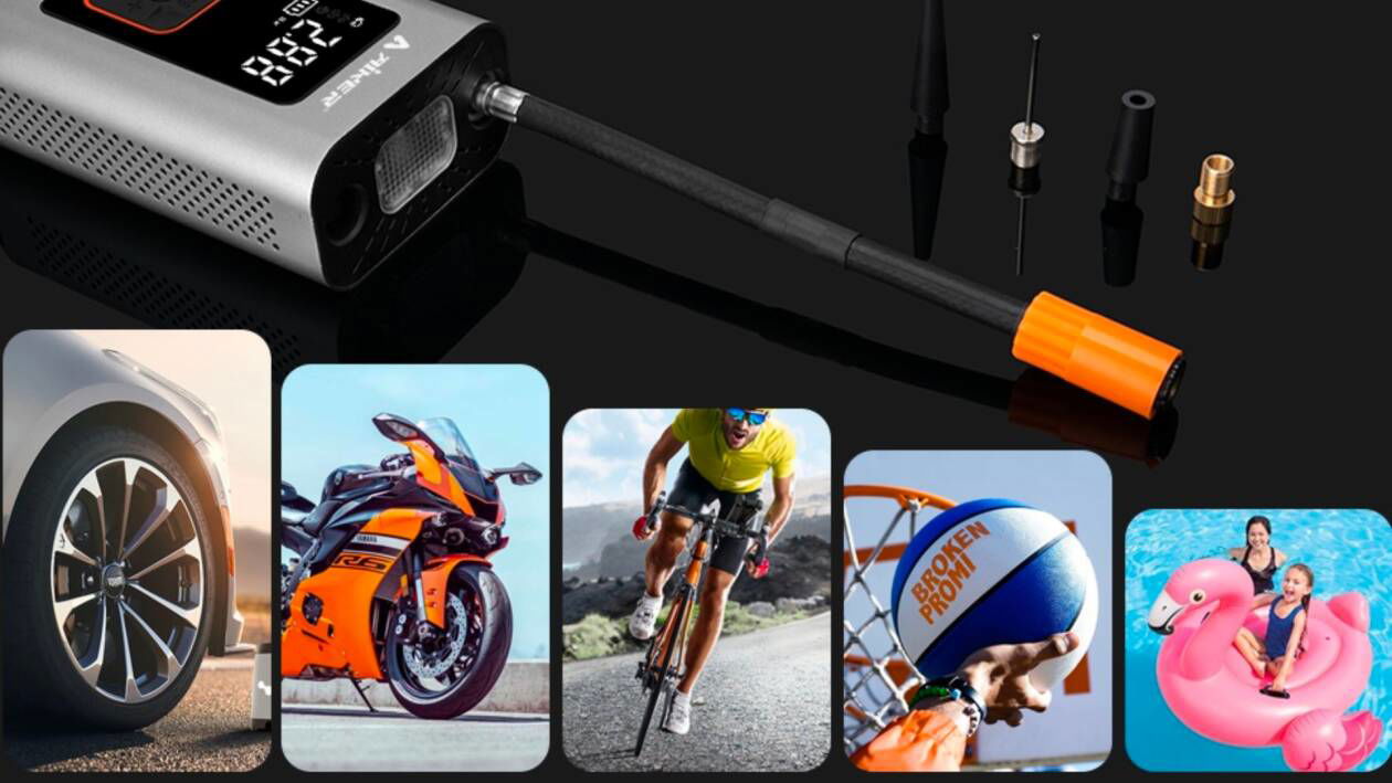 Immagine di Ottimo compressore portatile per auto in sconto del 17%! Mai più ruote sgonfie!