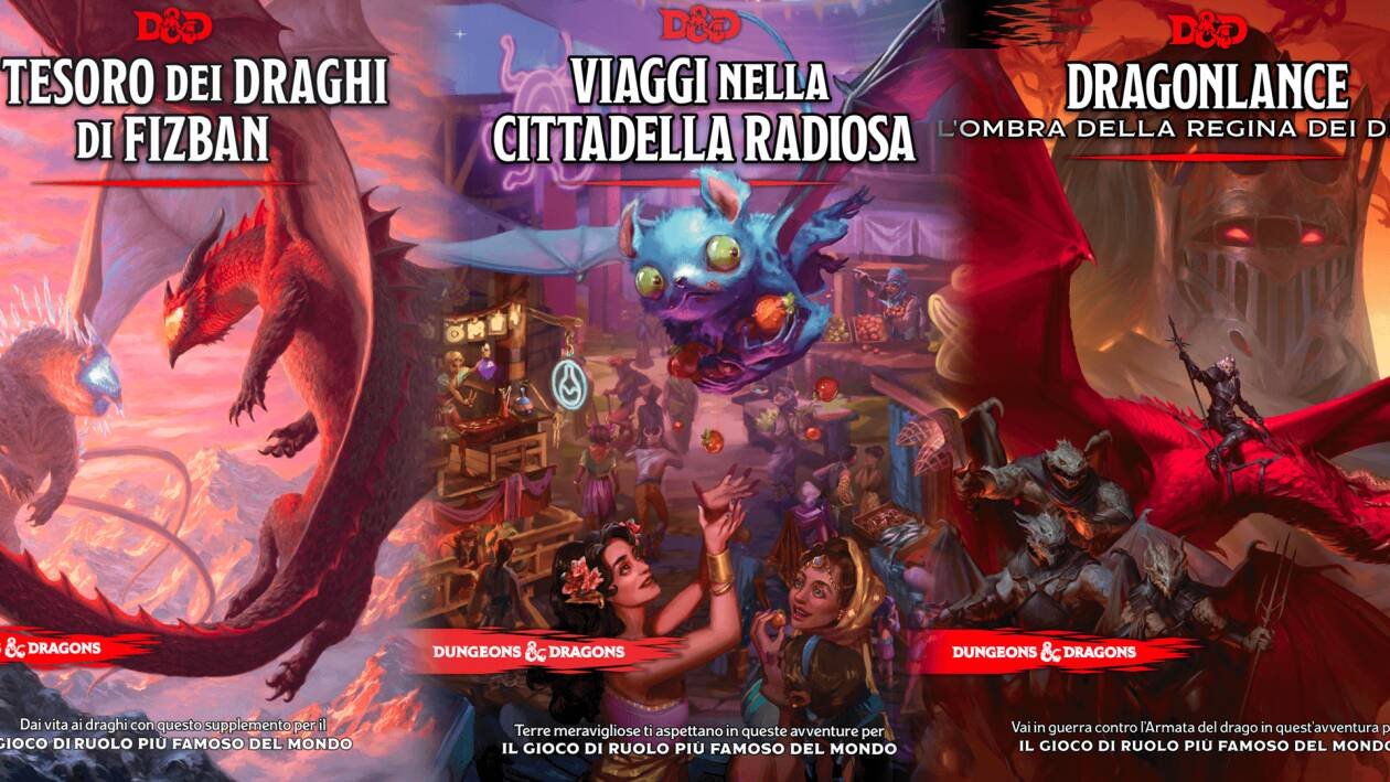 Dungeons and Dragons: 3 nuovi manuali italiani in uscita nel 2023