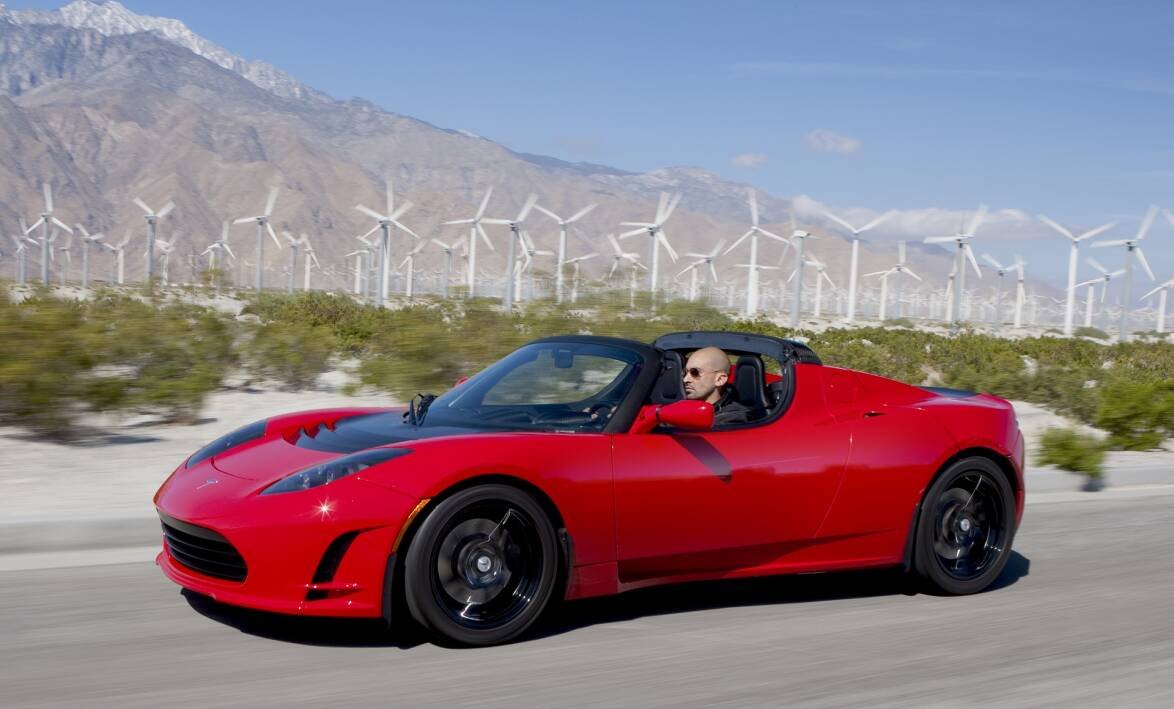 Immagine di Tesla Roadster e l'invecchiamento del pacco batterie