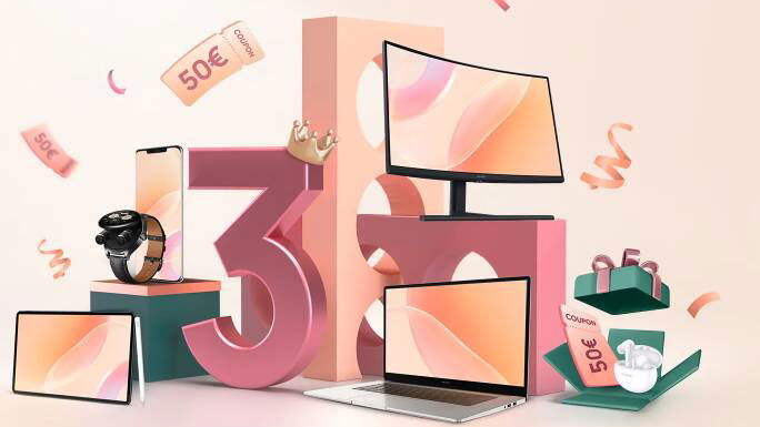 Immagine di Centinaia di super offerte per festeggiare i tre anni del Huawei Store!