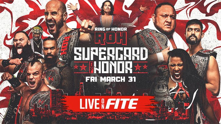 Immagine di ROH Supercard of Honor: come vederlo in TV, streaming e match card