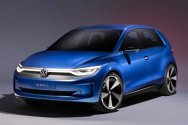 Immagine di Volkswagen svela il concept di ID.2all, la nuova Golf elettrica
