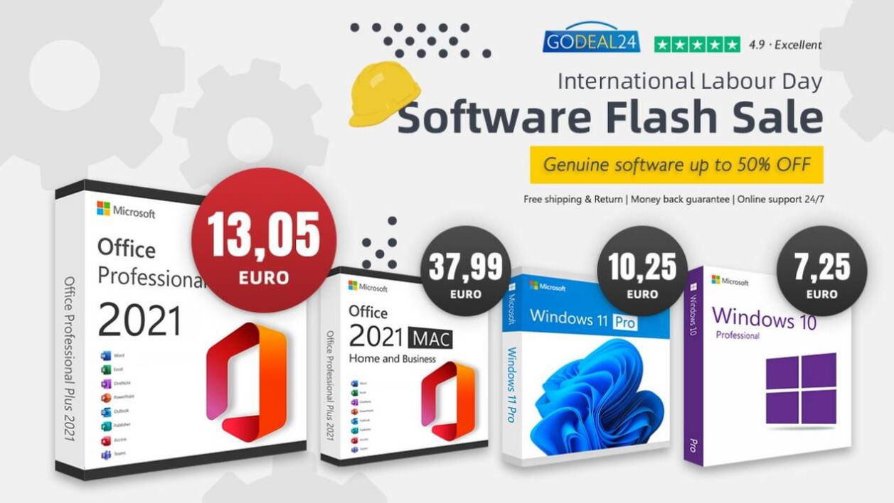 Immagine di Sconti Godeal24: Office 2021 da 13,05€ e Windows 10 e 11 al miglior prezzo