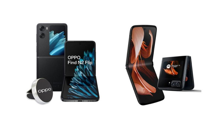 Immagine di Oppo Find N2 Flip vs Motorola RAZR 2022