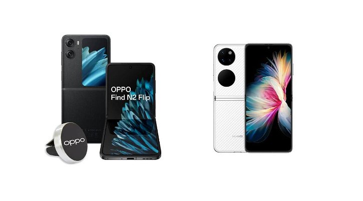 Immagine di Oppo Find N2 Flip vs Huawei P50 Pocket