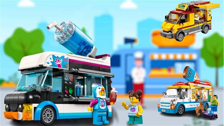 Immagine di LEGO City e i furgoni dello Street Food