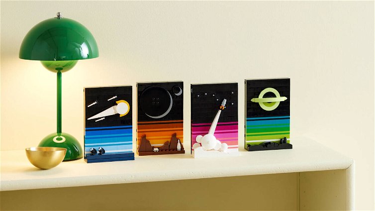 Immagine di LEGO Ideas Storie dell’era spaziale: cartoline d'amore per il Cosmo