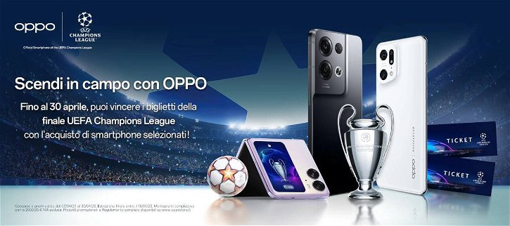 Immagine di Vinci la finale UEFA Champions League con Oppo