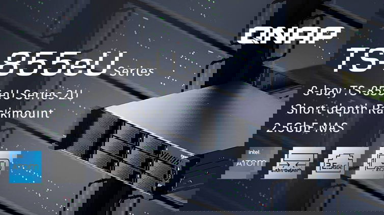 Immagine di Una nuova serie di Nas in formato rack 2U da QNAP