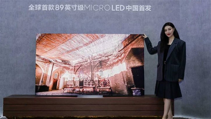 Immagine di Samsung presenta un TV Micro LED da 89 pollici