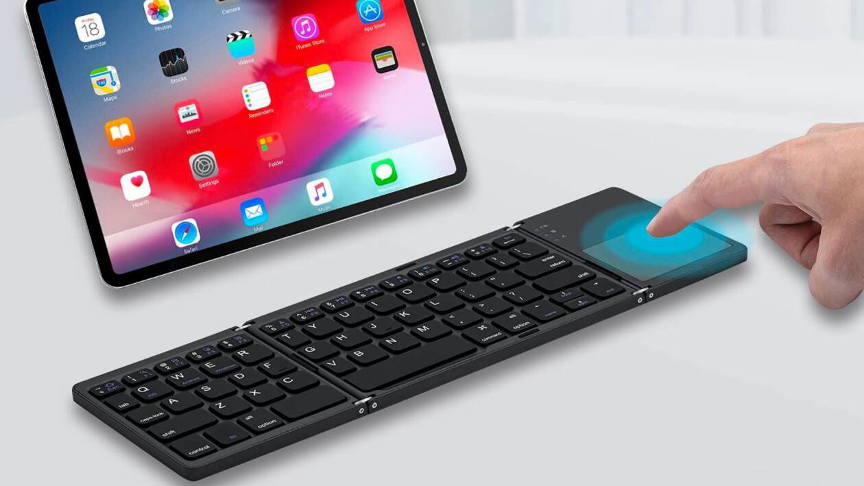 Immagine di Amazon Finds: tastiera wireless tascabile comodissima! Costa solo 31€!