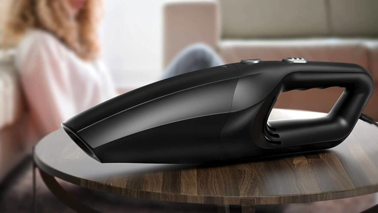 Immagine di Questo aspirapolvere portatile è l'ideale per la tua auto! Il più venduto a soli 22€!