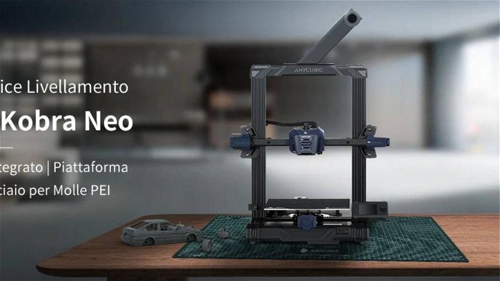 Immagine di Stampante 3D Kobra Neo, con questo coupon risparmi 40€
