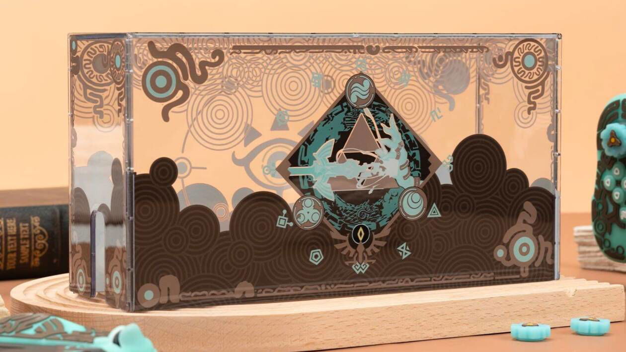 Immagine di Dì addio alla polvere con questa bellissima cover protettiva per Switch a tema Zelda! SPETTACOLO!