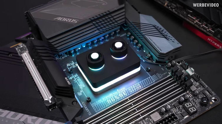 Immagine di 25 gradi in meno su Ryzen 7000 con il waterblock di der8auer