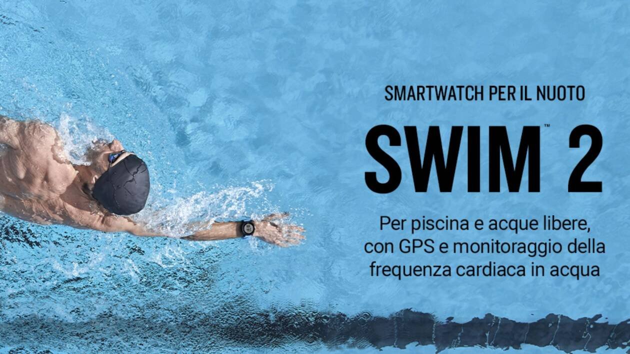 Immagine di Garmin Swim 2, perfetto per il nuoto e scontato di 60€
