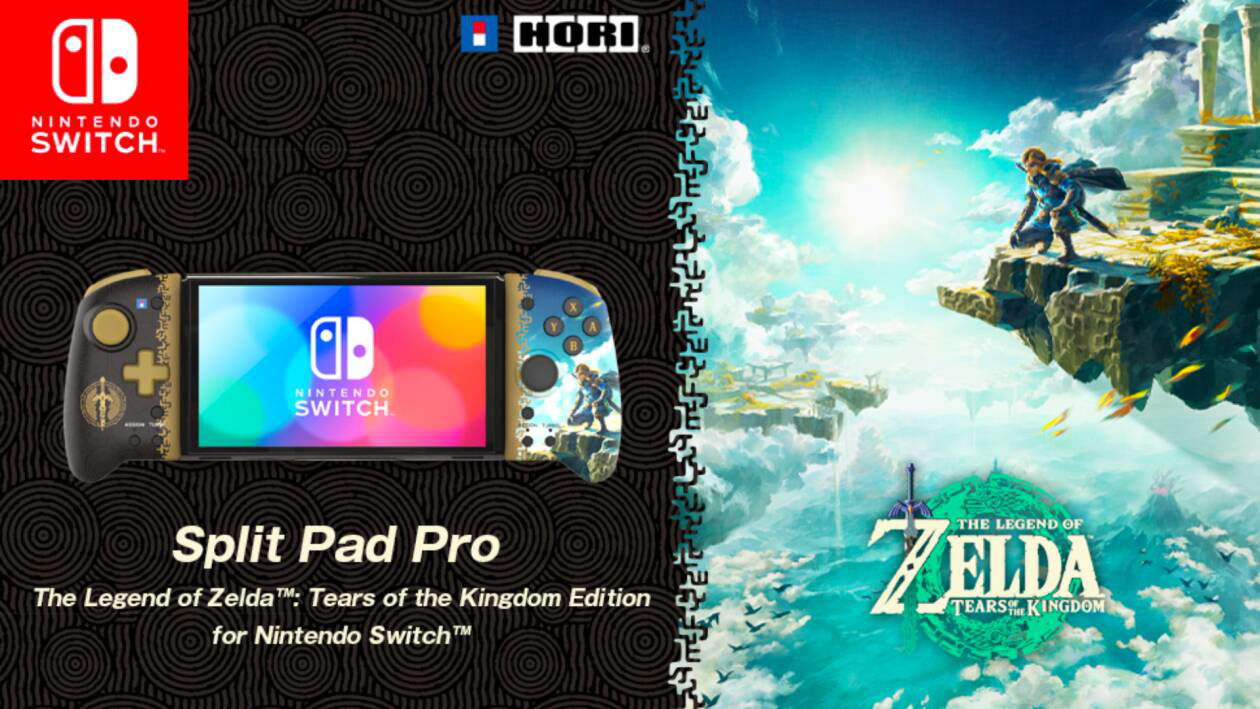 Immagine di HORI Split Pad Pro: preordina ora la splendida edizione dedicata a Zelda TotK!