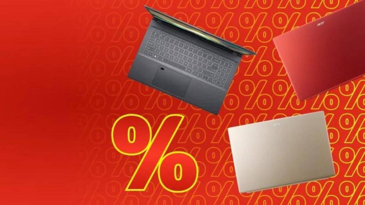 Immagine di Outlet Acer: sconti fino a 1000€ su una selezione di notebook per lo studio e per il lavoro!