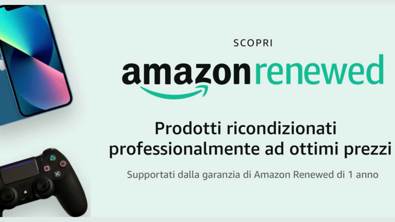 Immagine di Scopri Amazon Renewed, prodotti ricondizionati in maniera professionale