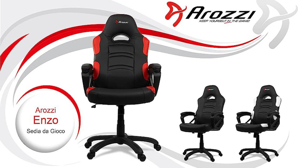 Immagine di Sconto del 57% sulla sedia da gaming Arozzi Enzo! La paghi solo 89€!