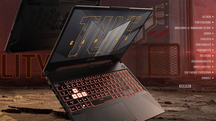 Immagine di Oltre 400€ di sconto su questo notebook gaming Asus TUF con RTX 3060
