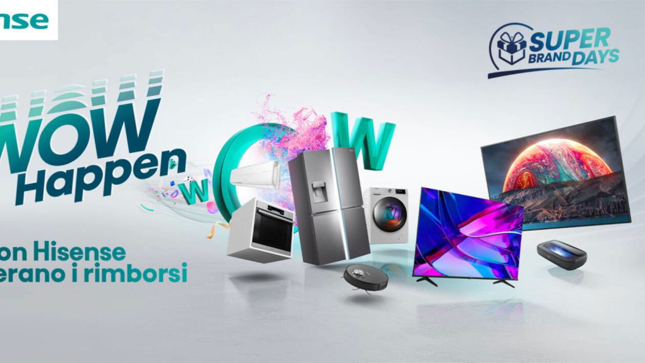 Immagine di Hisense: acquista una smart TV o un grande elettrodomestico, e ricevi fino a 250€ di cashback!