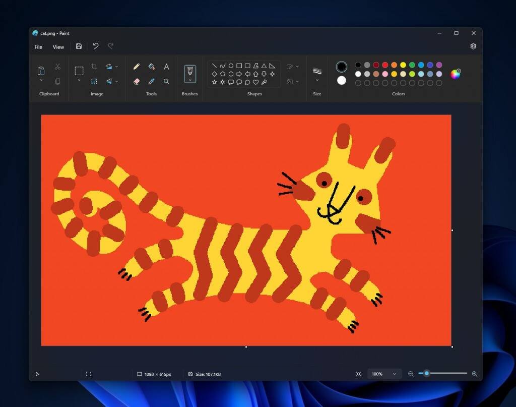 Immagine di Microsoft aggiunge il tema scuro a Paint (finalmente)