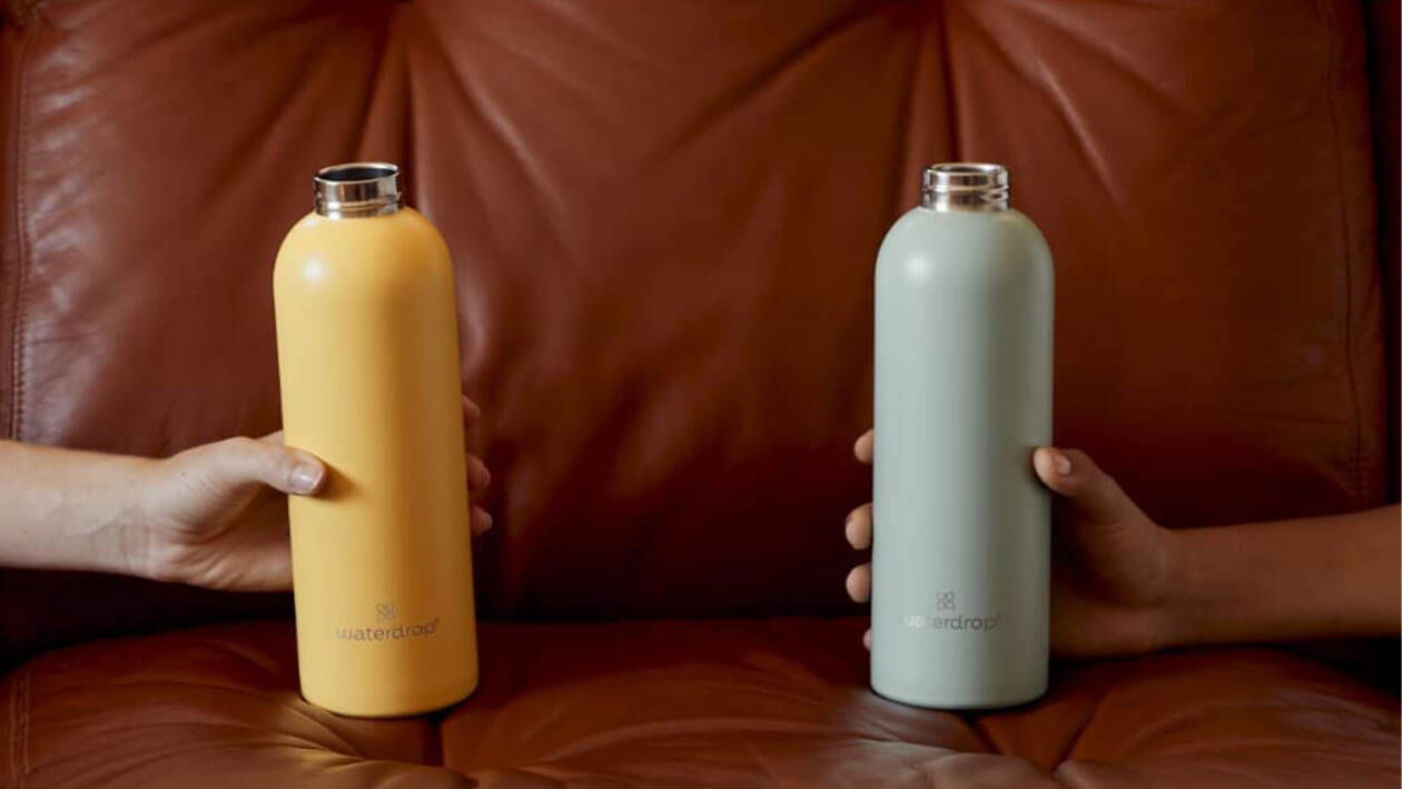 Immagine di Waterdrop, la borraccia termica di design che impazza su TikTok è disponibile su Amazon Italia!