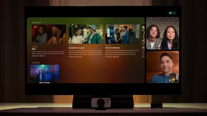 Immagine di Con tvOS 17 arriva Apple Facetime anche su Apple TV