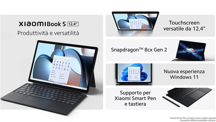 Immagine di Xiaomi Book S: ottimo tablet da tenere sotto l'ombrellone, al miglior prezzo di sempre!