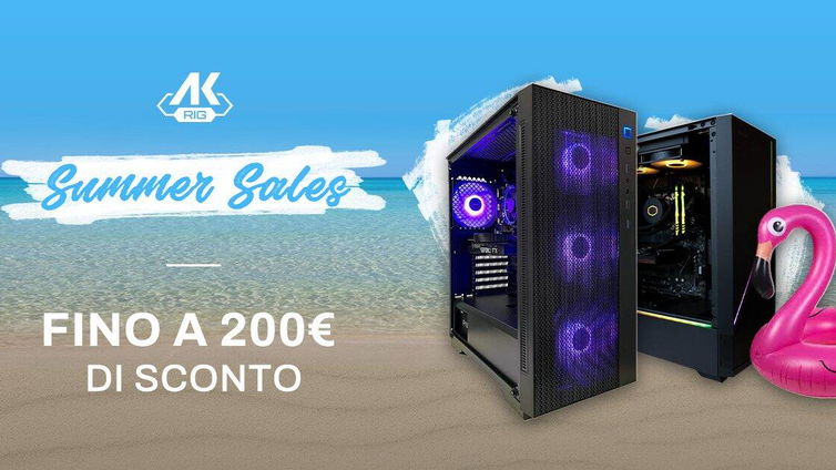 Immagine di AK RIG Summer Sales: 7 pc gaming in super offerta!